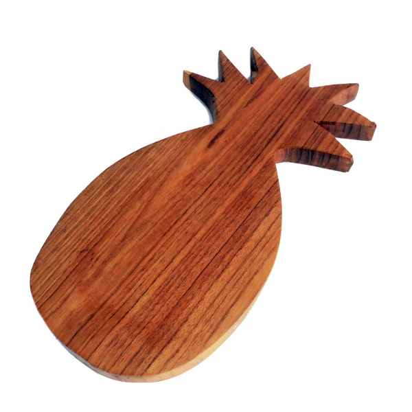 Teak-Holzbrett in Ananas-Form, Schneidebrett