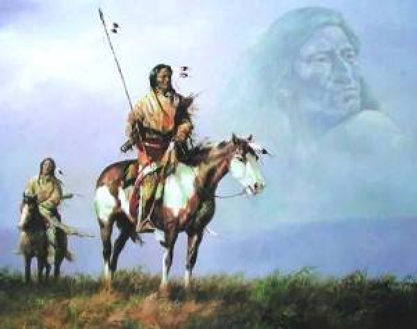 Indianer Poster Plain Scouts