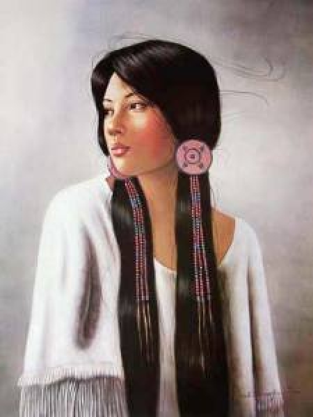 Indianer Poster Hair Beads