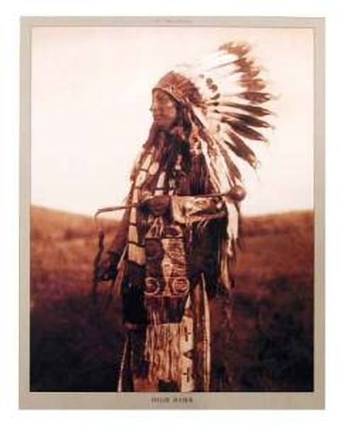 Indianer Poster High Hawk