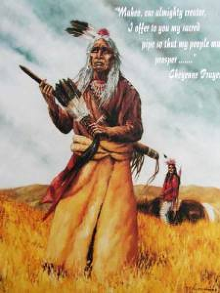 Indianer Poster Cheyenne Prayer