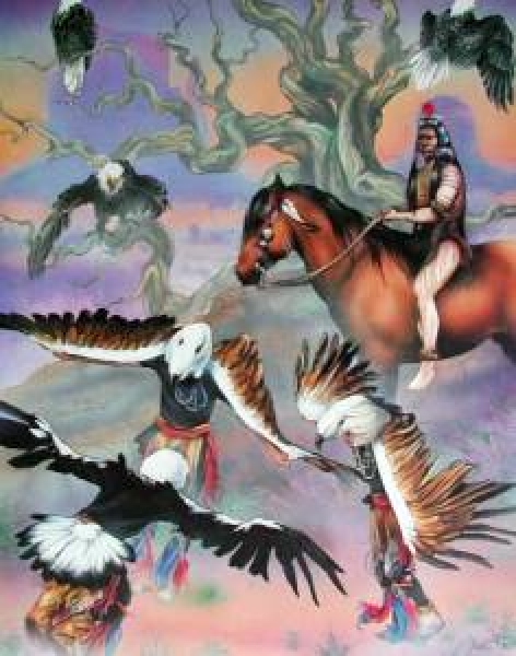 Indianer Poster Eagle Dance