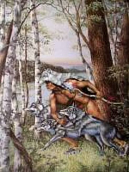 Indianer Poster Indian Hunter