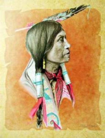 Indianer Poster Vaks Gone Apache Cicarilla
