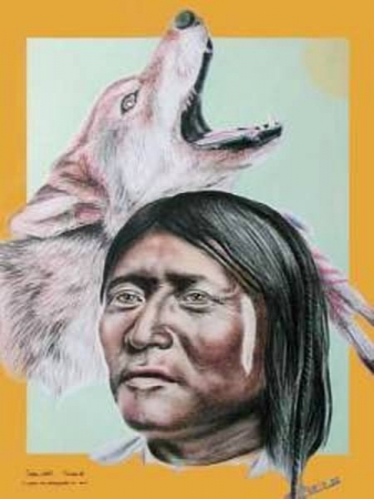 Indianer Poster Olter Belt Comanche