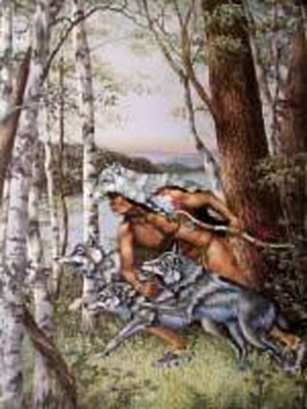 Indianer Poster Indian Hunter